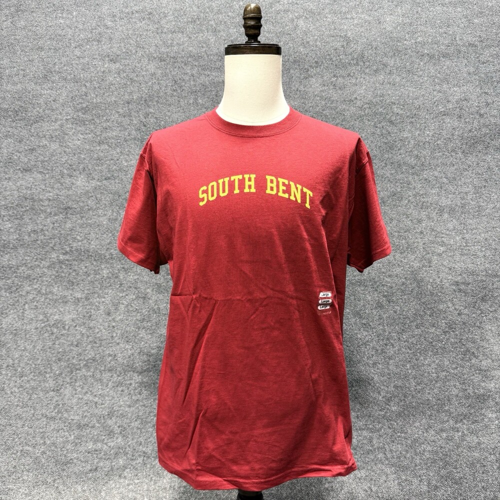 USC Trojans South Bend T Shirt Mens Large Red Team Trojan NWT College Football